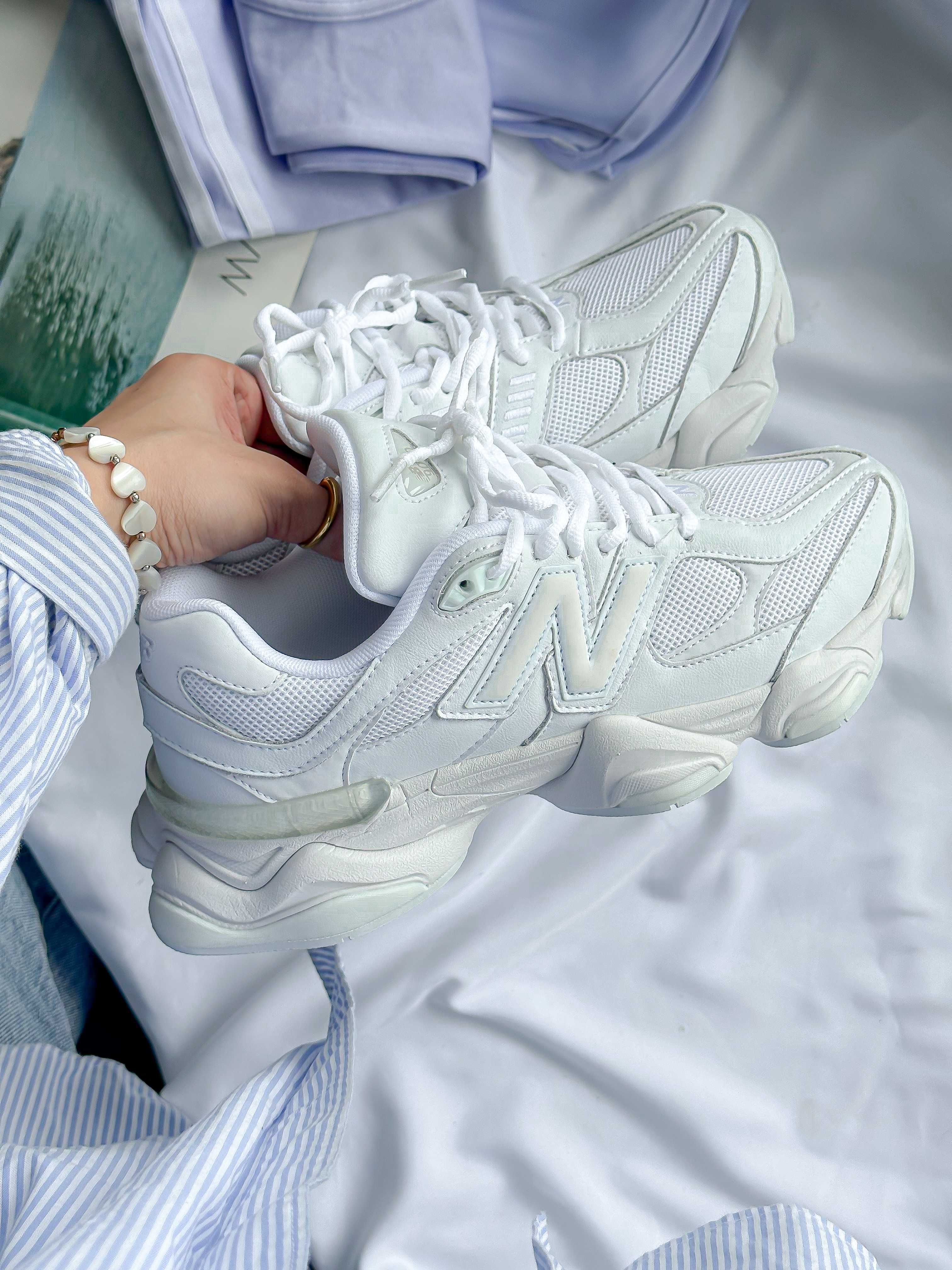 Жіночі кросівки New Balance 9060 Full White N4100