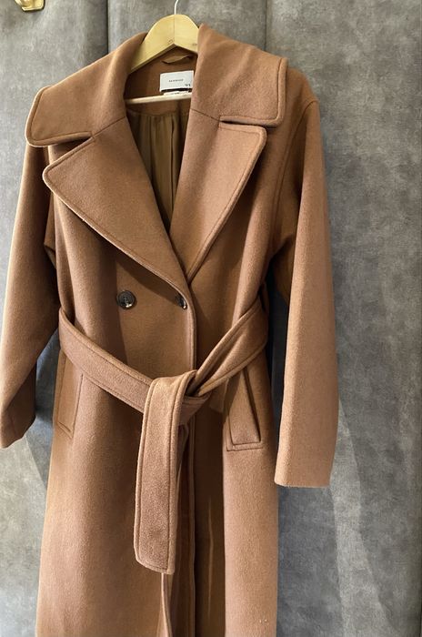 Reserved płaszcz wełna S M