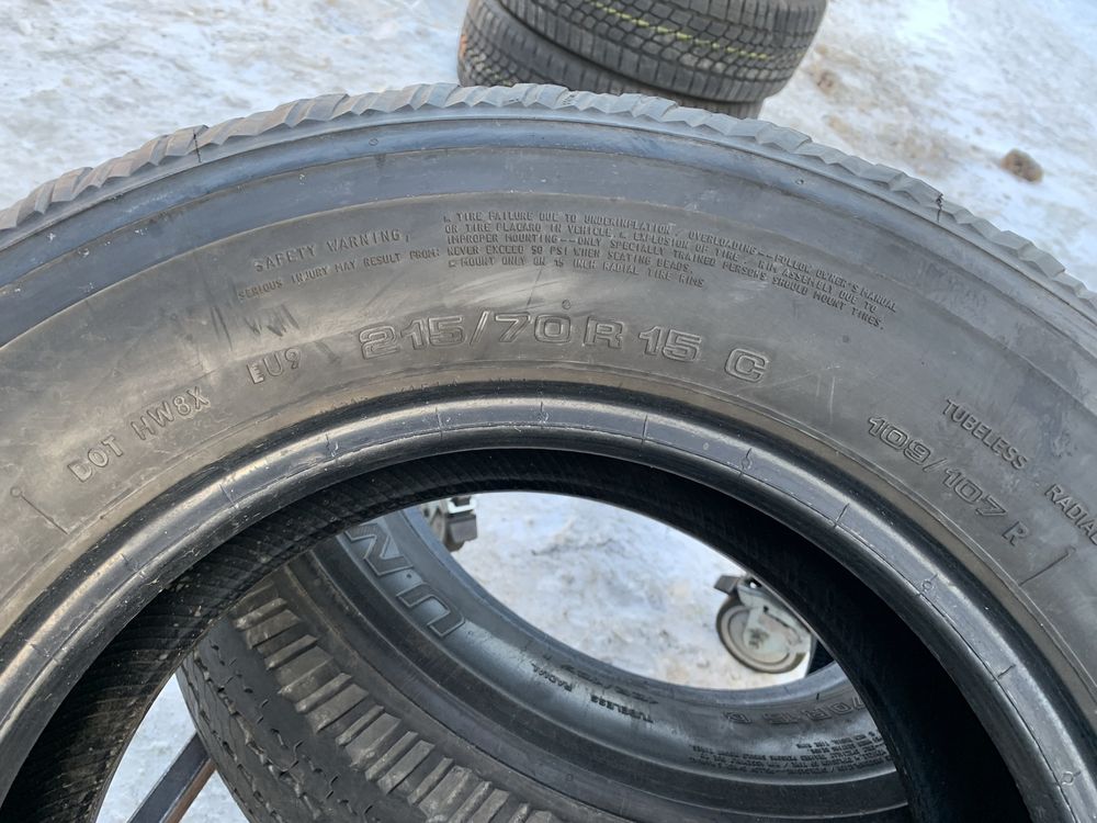 Шини 215/70 R15C Uniroyal 7,5мм 215 70 15C