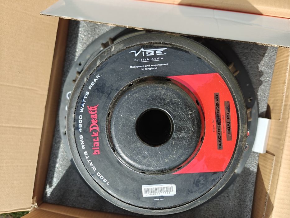 Głośnik Vibe Blackdeath 15 4800w car audio subwoofer