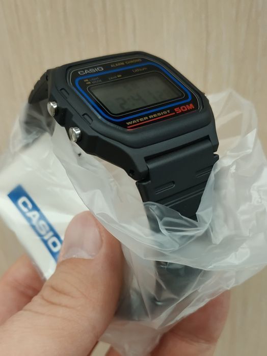 Часы мужские Casio WR 50M/5Bar W-59-1VQES Гарантия Касио Годинник