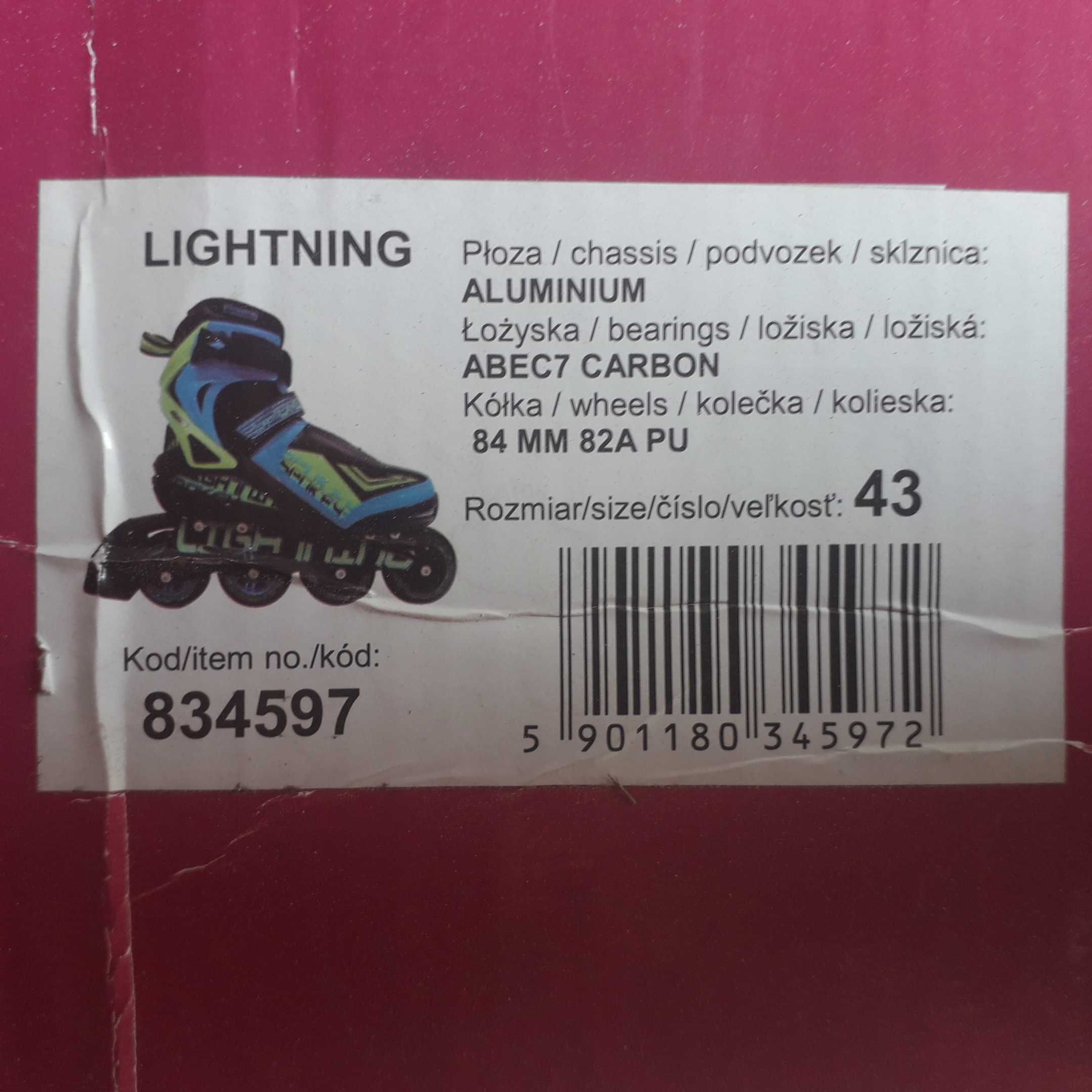 Rolki Spokey Lightning roz43