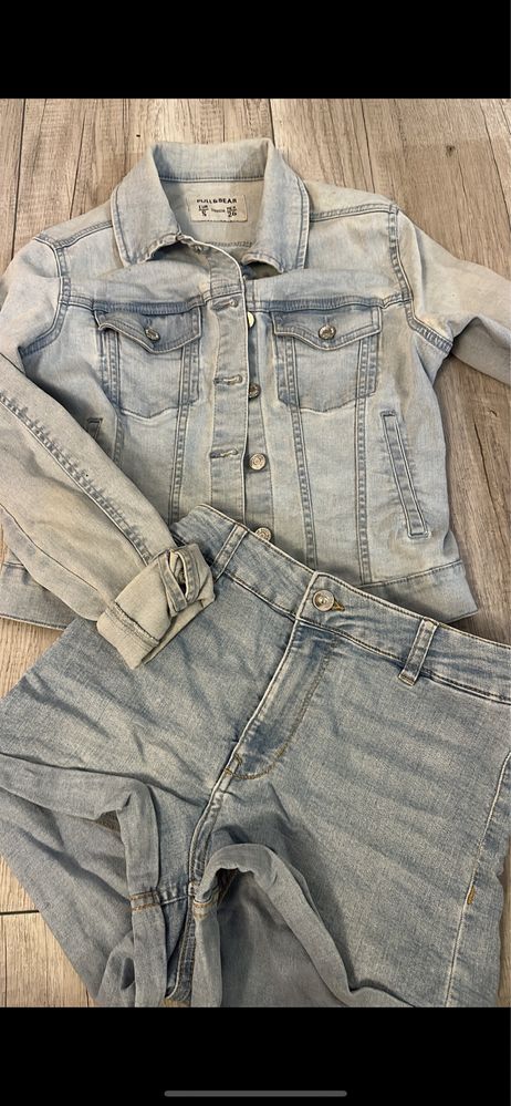 Kurtka jeans + szorty