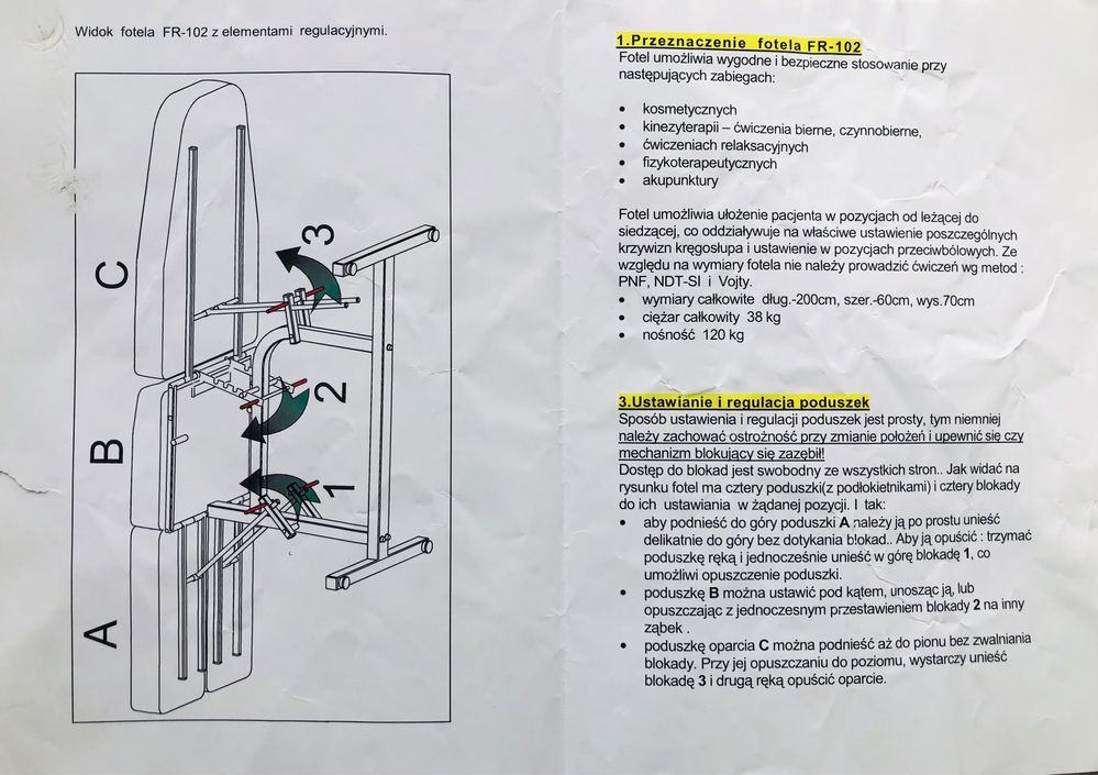 Кресло педикюрное, косметологическое BIOMAK FR 102