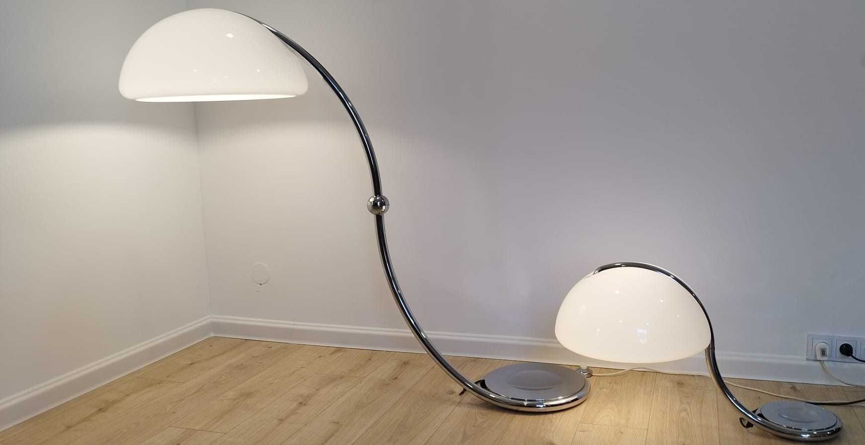 Lampy Włoskie,  Serpente, Martinelli Luce, 2 szt. vintage, klasyk