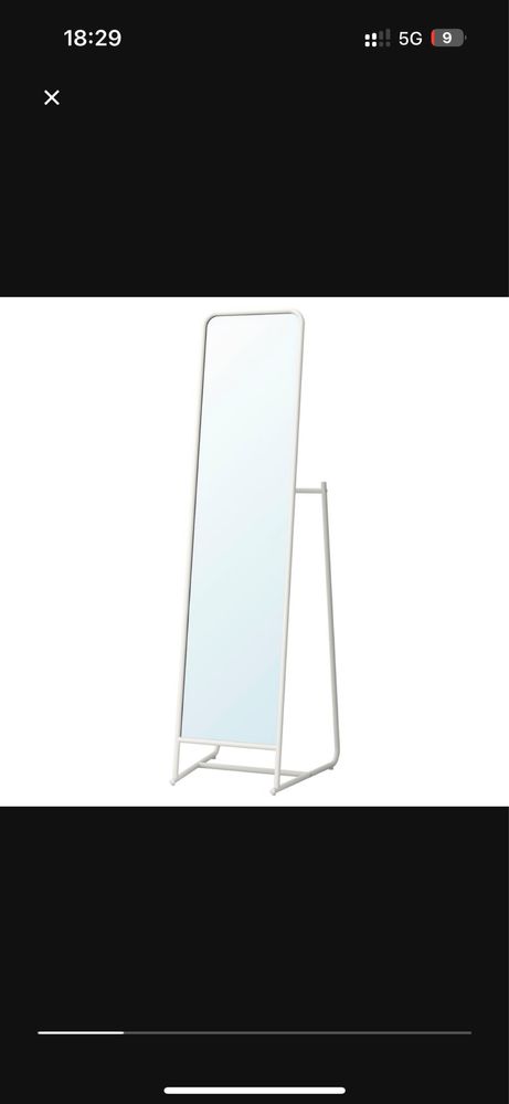 Espelho Ikea knapper