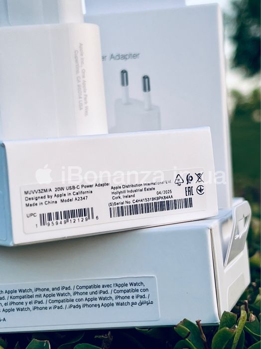 Зарядной блок 20W ОРИГИНАЛ Apple быстрая зарядка 20W для iPhone