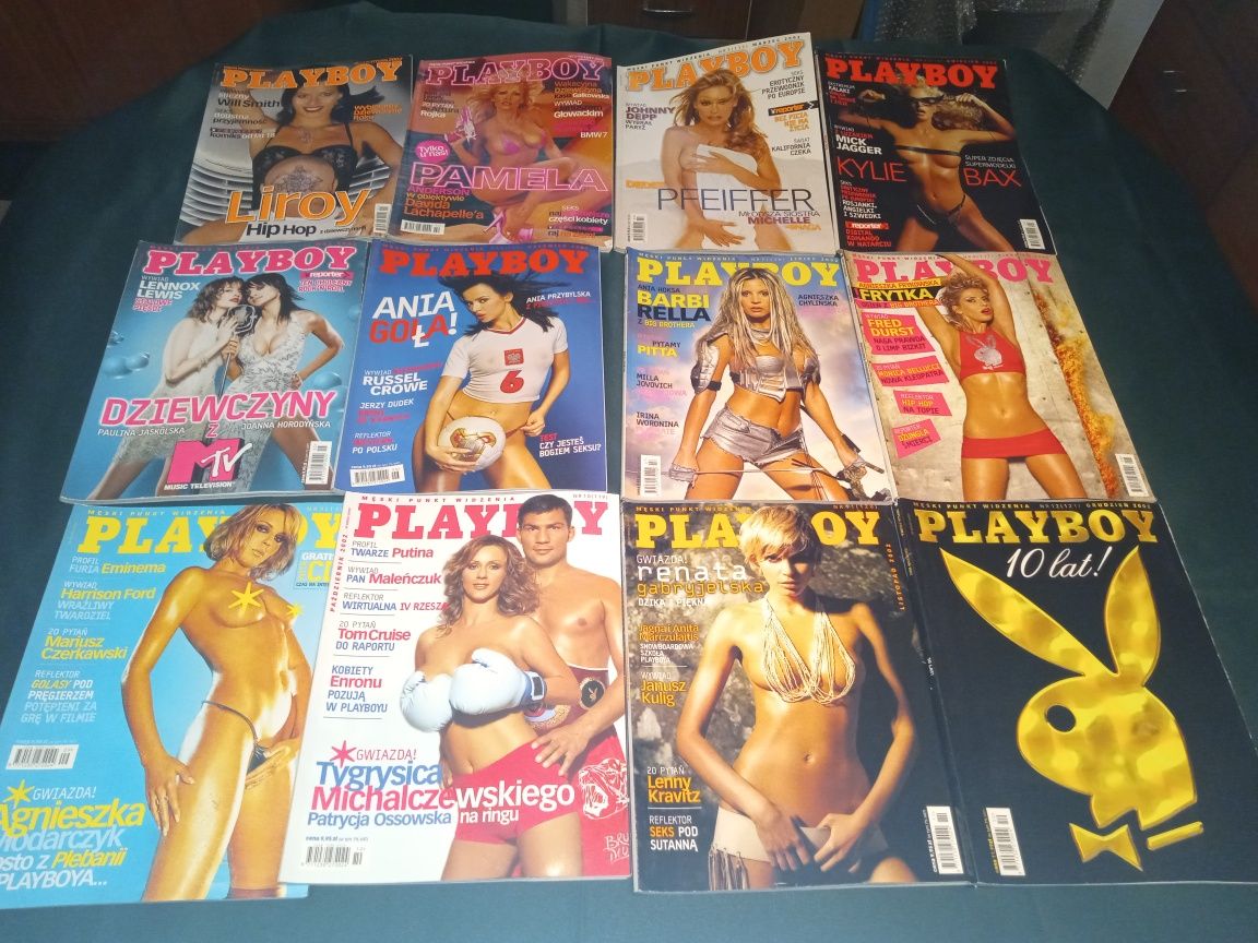 Playboy rocznik 2002 cały rok stan bardzo dobry