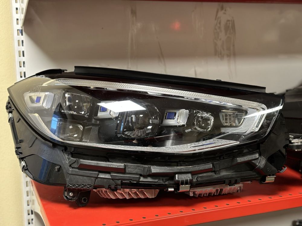 Фары оптика бампер amg мерседес S-class 223 digital light идеал