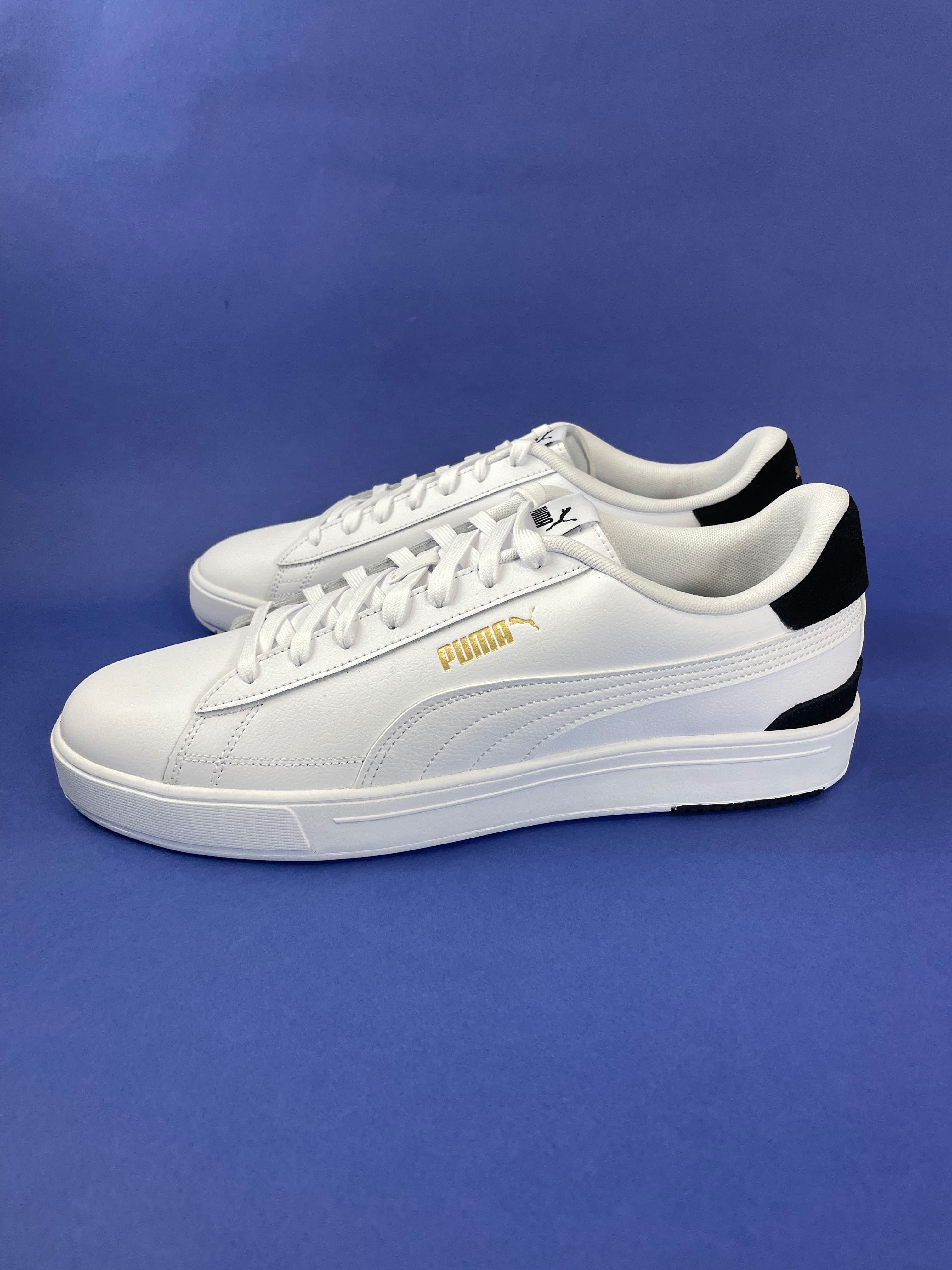 Чоловічі білі шкіряні кеди PUMA Serve Pro 47 розмір