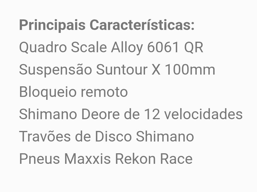 Bicicleta Btt scott scale 980