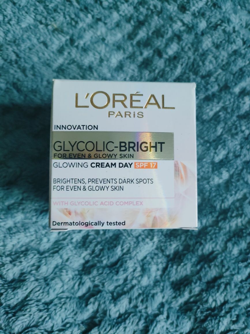 L Oreal Paris Glycolic-Bright Glowing krem na dzień SPF17