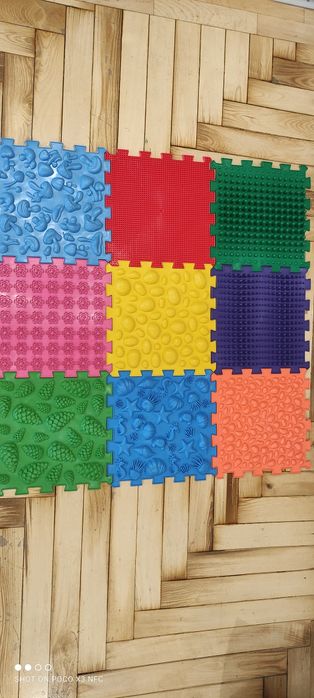 Беспл. доставка. . Массажный ортопедический коврик Ортек.  9 видов