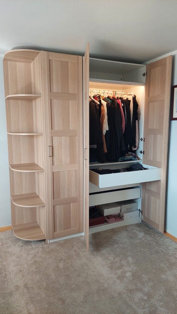Szafa ikea PAX + regał SJÄK