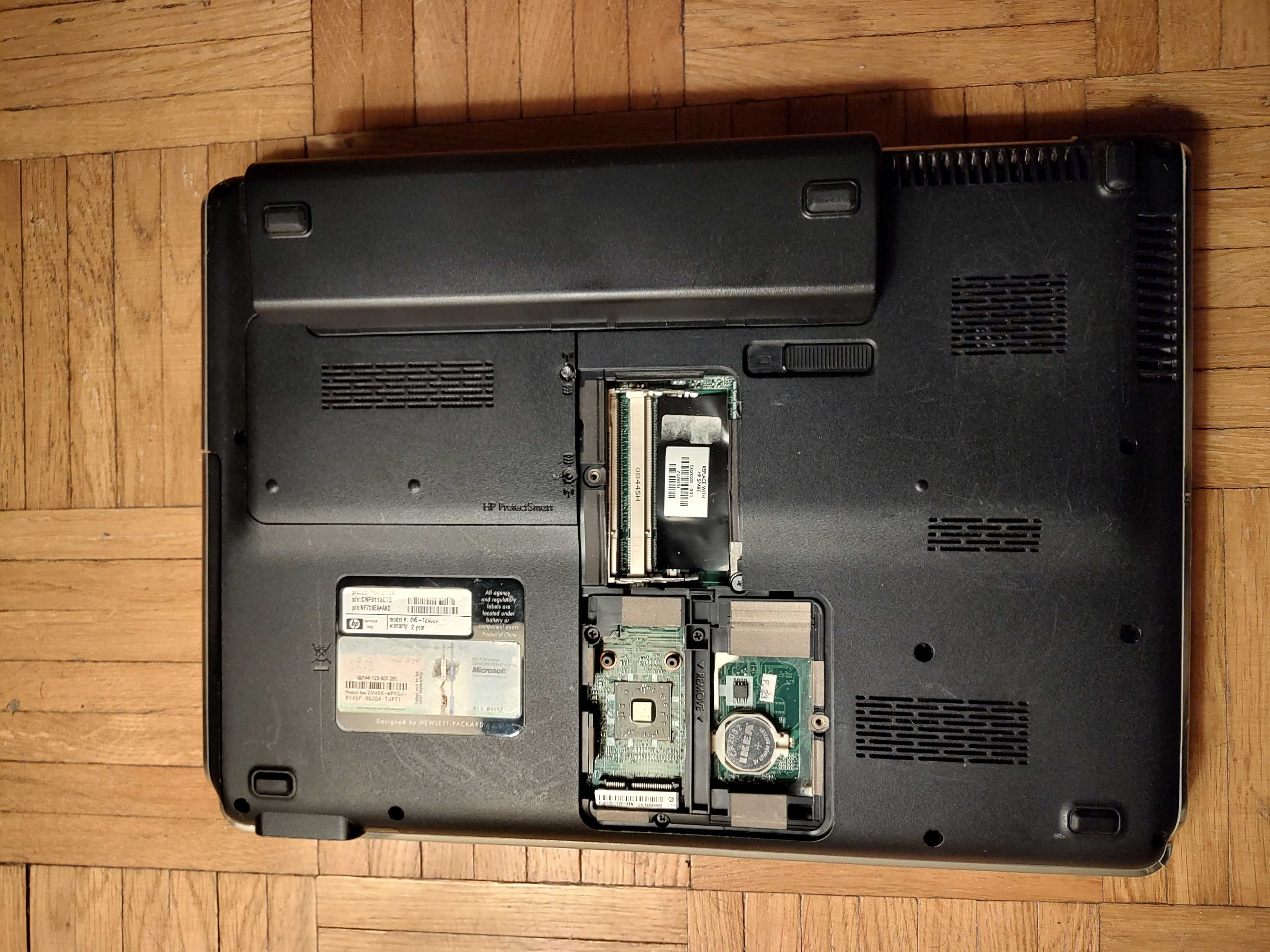 Uszkodzony Laptop HP Pavilion DV5 + zasilacz