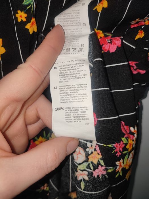 Elegancka krótka sukienka mini wiskoza Cropp XS
