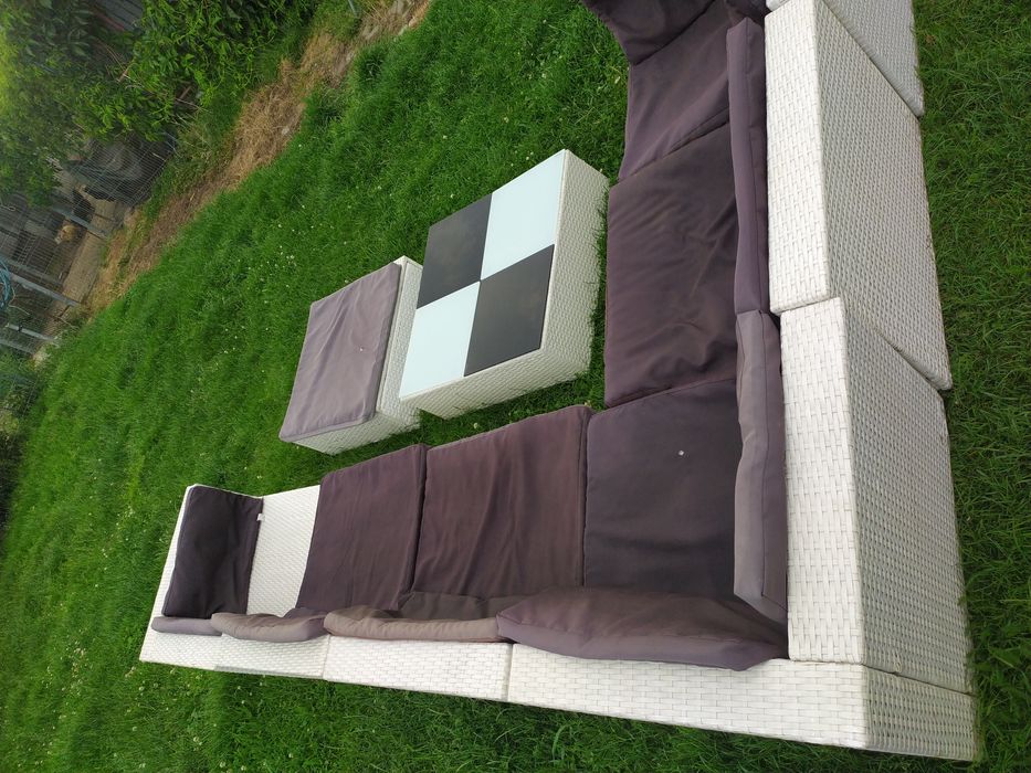 Komplet wypoczynkowy na taras, ogród pod altane