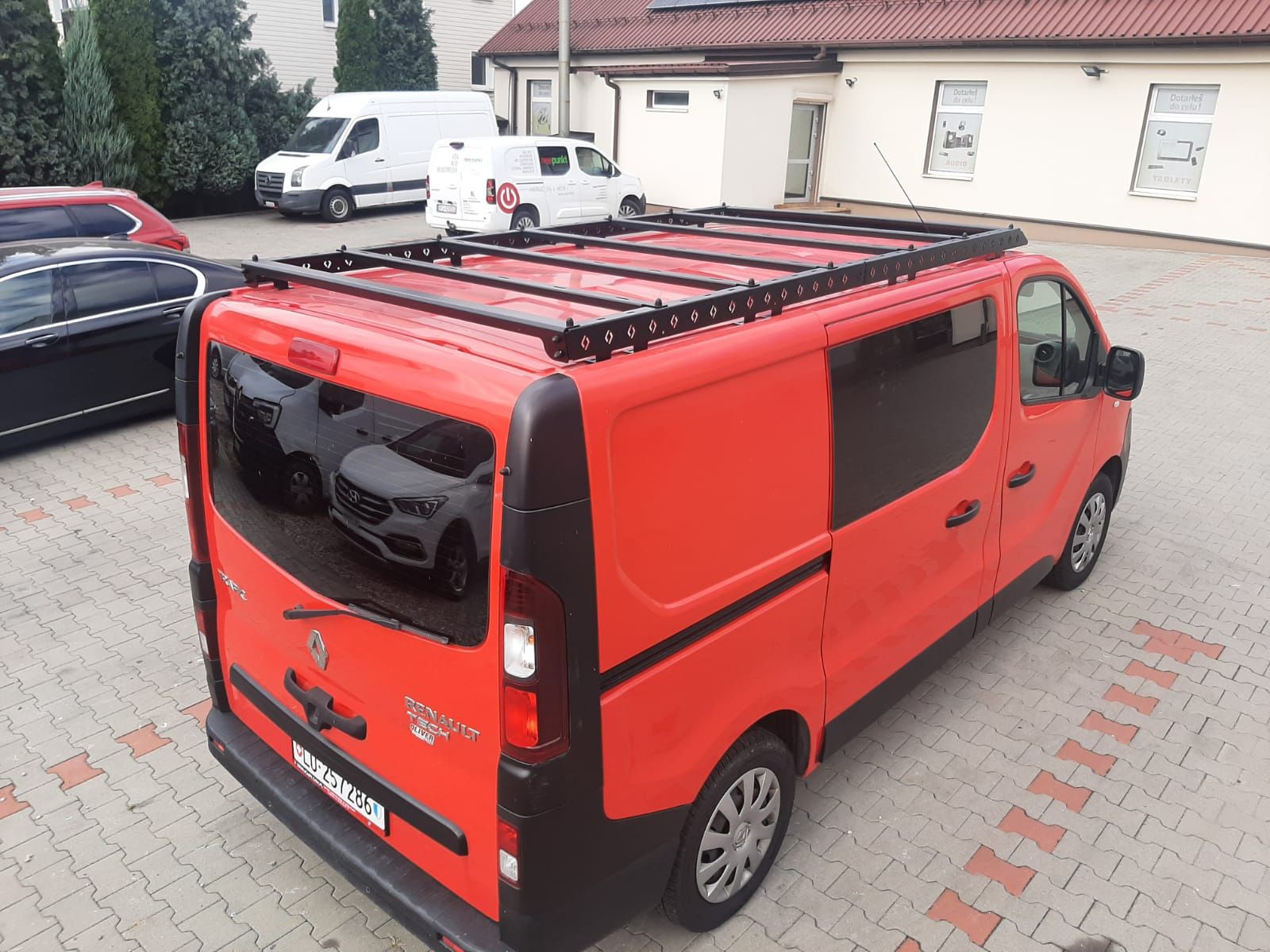 Bagażnik dachowyTrafic Vivaro Talento Primastar kamper namiot dachowy