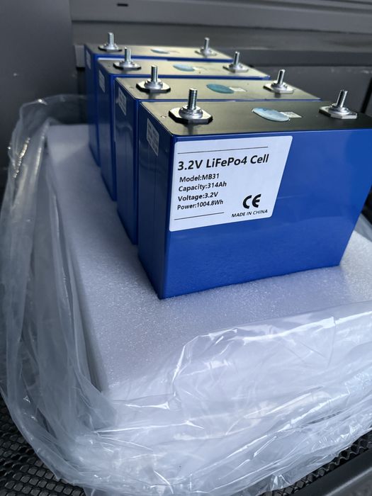 Комірки eve 314 ah LifePO4 3.2v  акумулятор eve   280  акб  ячейка  С