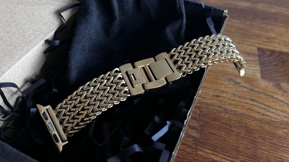 Foxyband Bransoletka/Pasek do Apple Watch Metal Twist Gold
