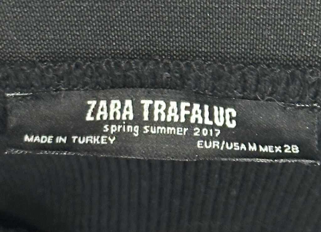 Zara czarny strój kąpielowy body r. M