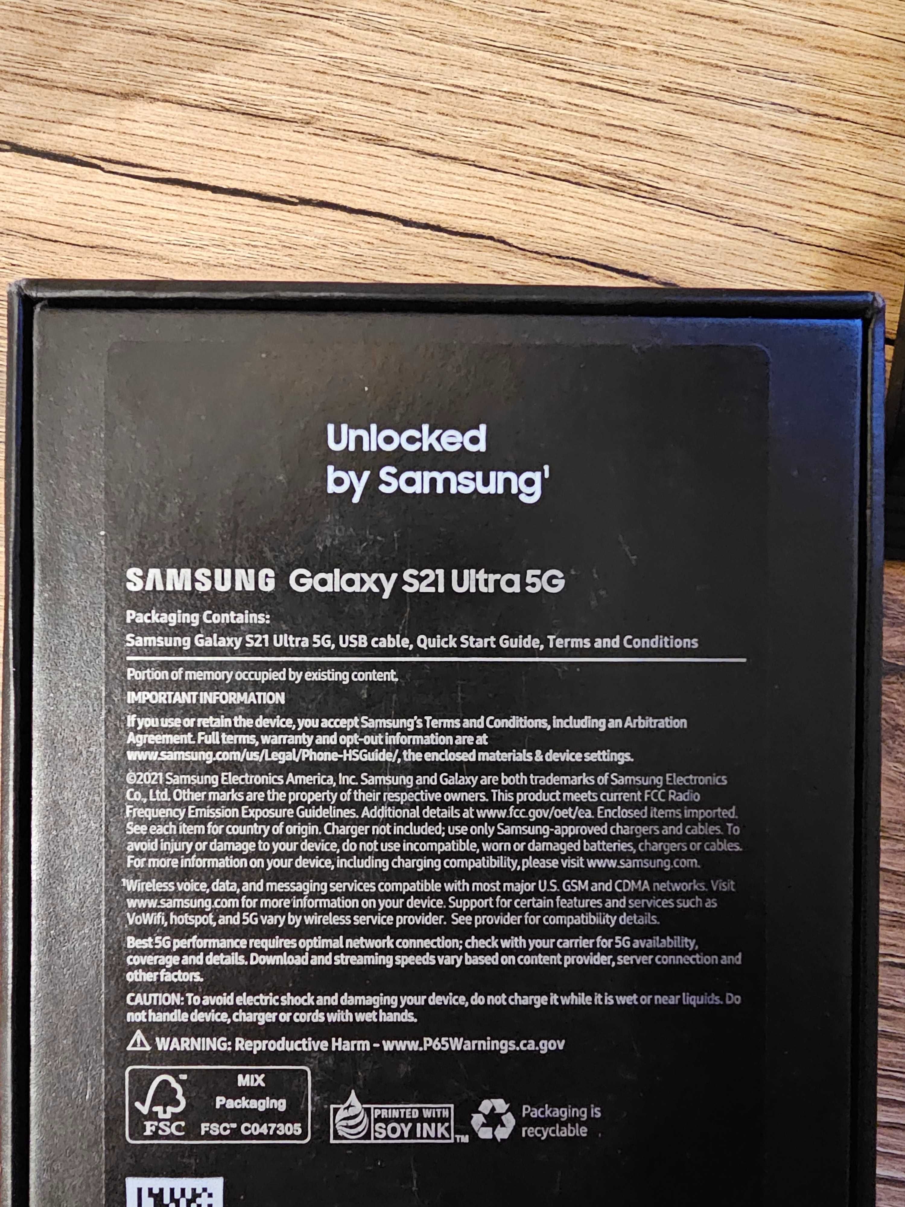 Samsung s21 ultra 5G 12/256 Gb Snapdragon