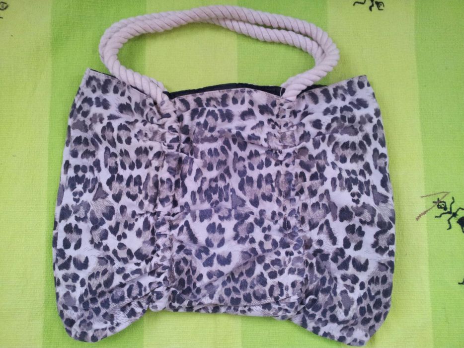 Сумка джинсовая большая