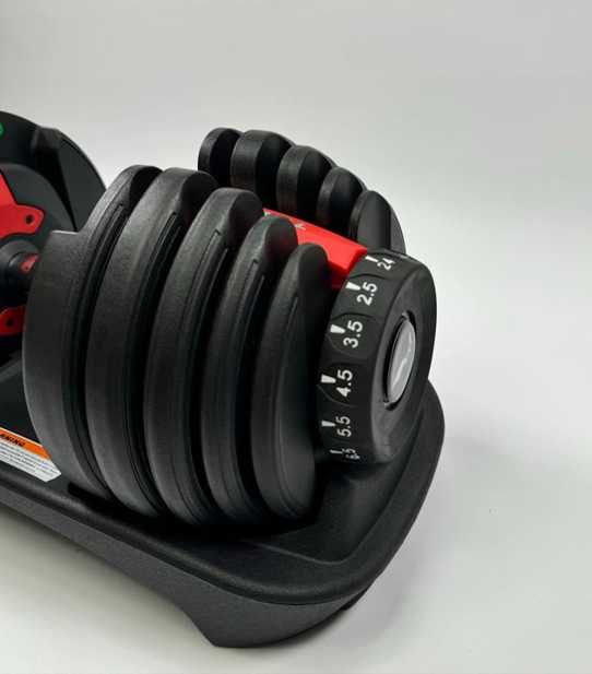 регулируемая гантеля 2,5 до 24 кг с платформой 15 в 1 гантели гантелі