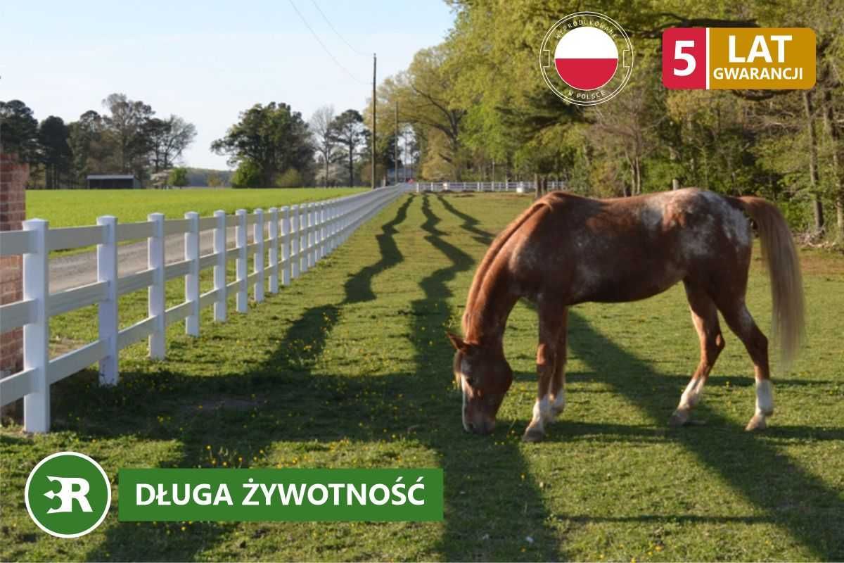 Ogrodzenia dla koni i gospodarstw z PCV Texas III - 5 LAT GWARANCJI