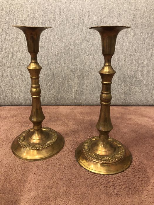 Świeczniki mosięzne dekoracyjne