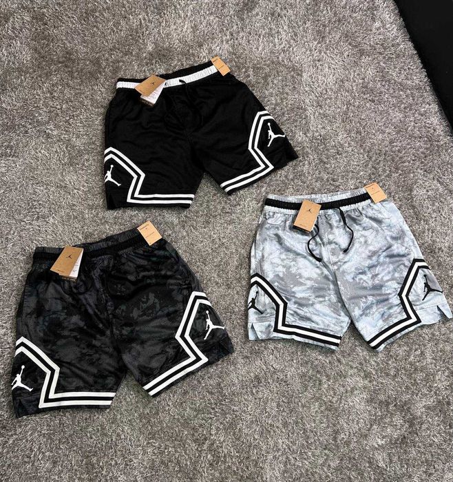 Шорти Jordan Diamond усі розміри! Спортивні шорти Джордан чорні, сірі