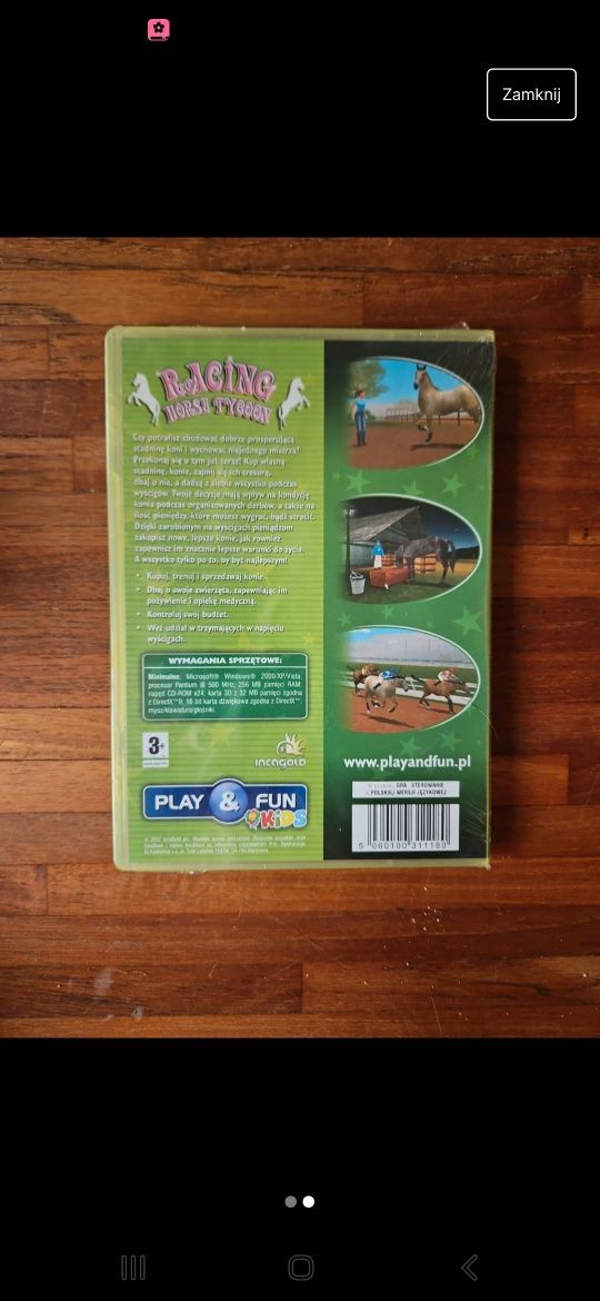 Racing horse tycoon. PC CD-Rom
