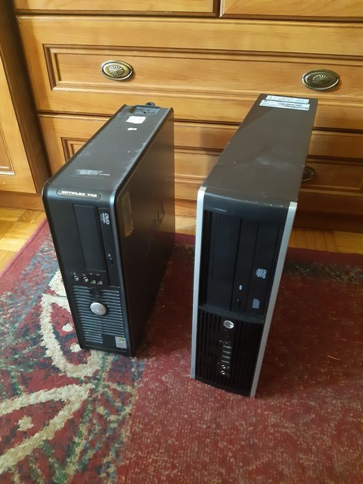 Zestaw 2 komputery SFF   HP i DELL