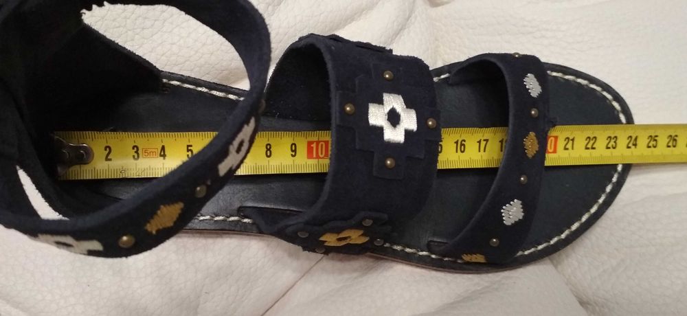 замшевые сандалии Soludos 25 см