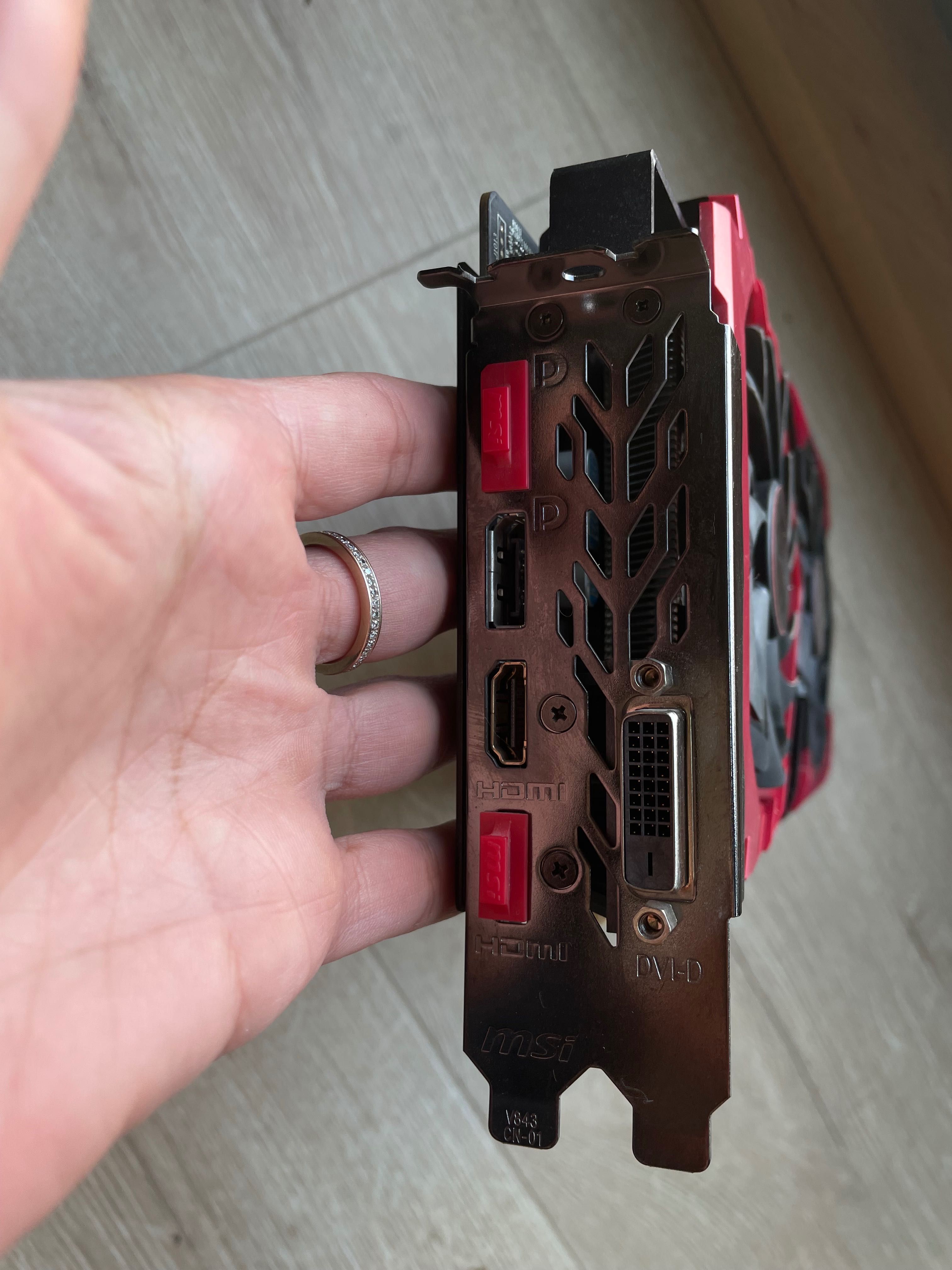 Видеокарта MSI Radeon RX 480 Gaming X 8GB GDDR5 (256bit) 2 x HDMI