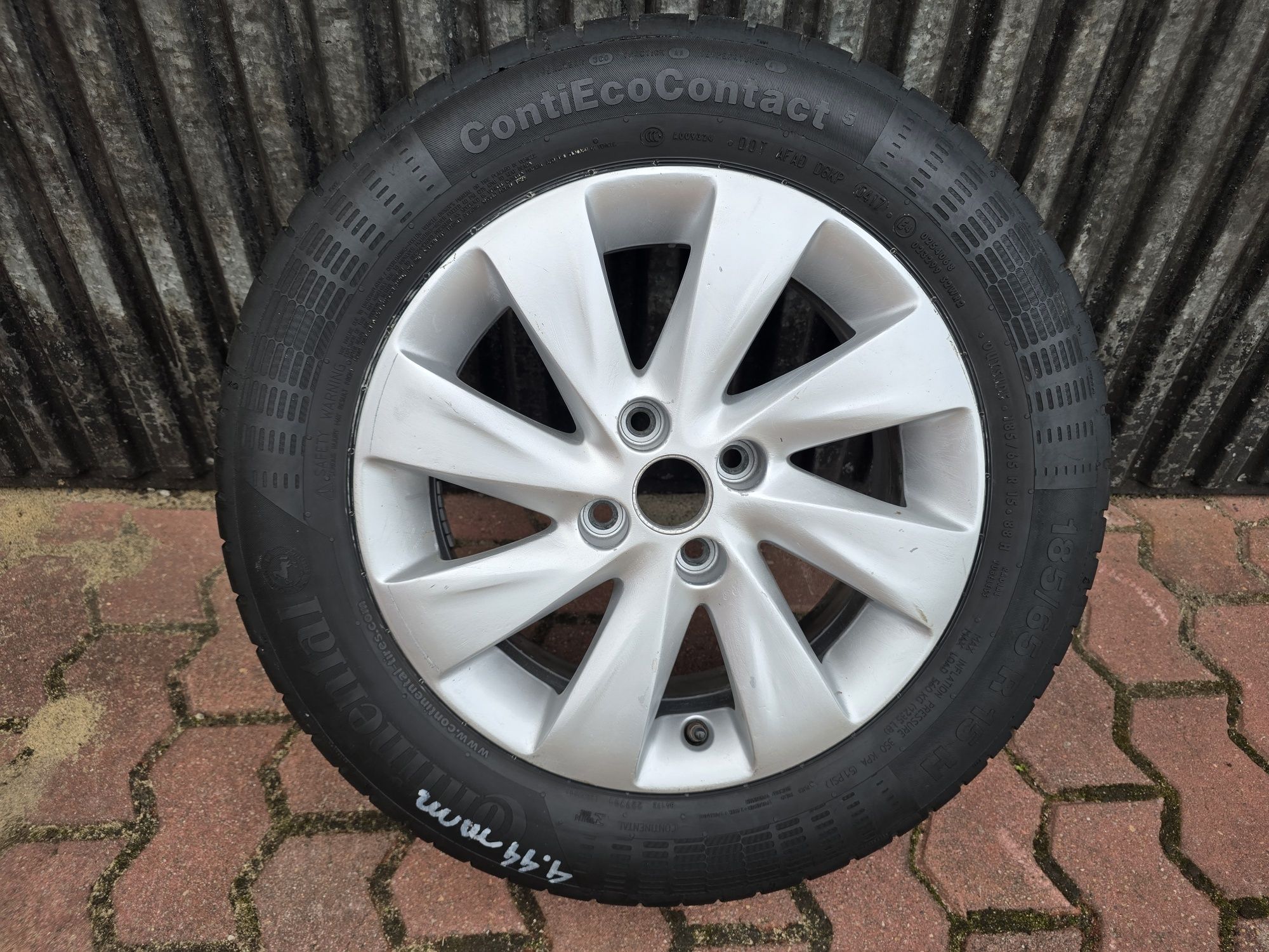 Pojedyncza felga koło zapas 185/65R15 Opel Corsa 4x100 Astra Meriva