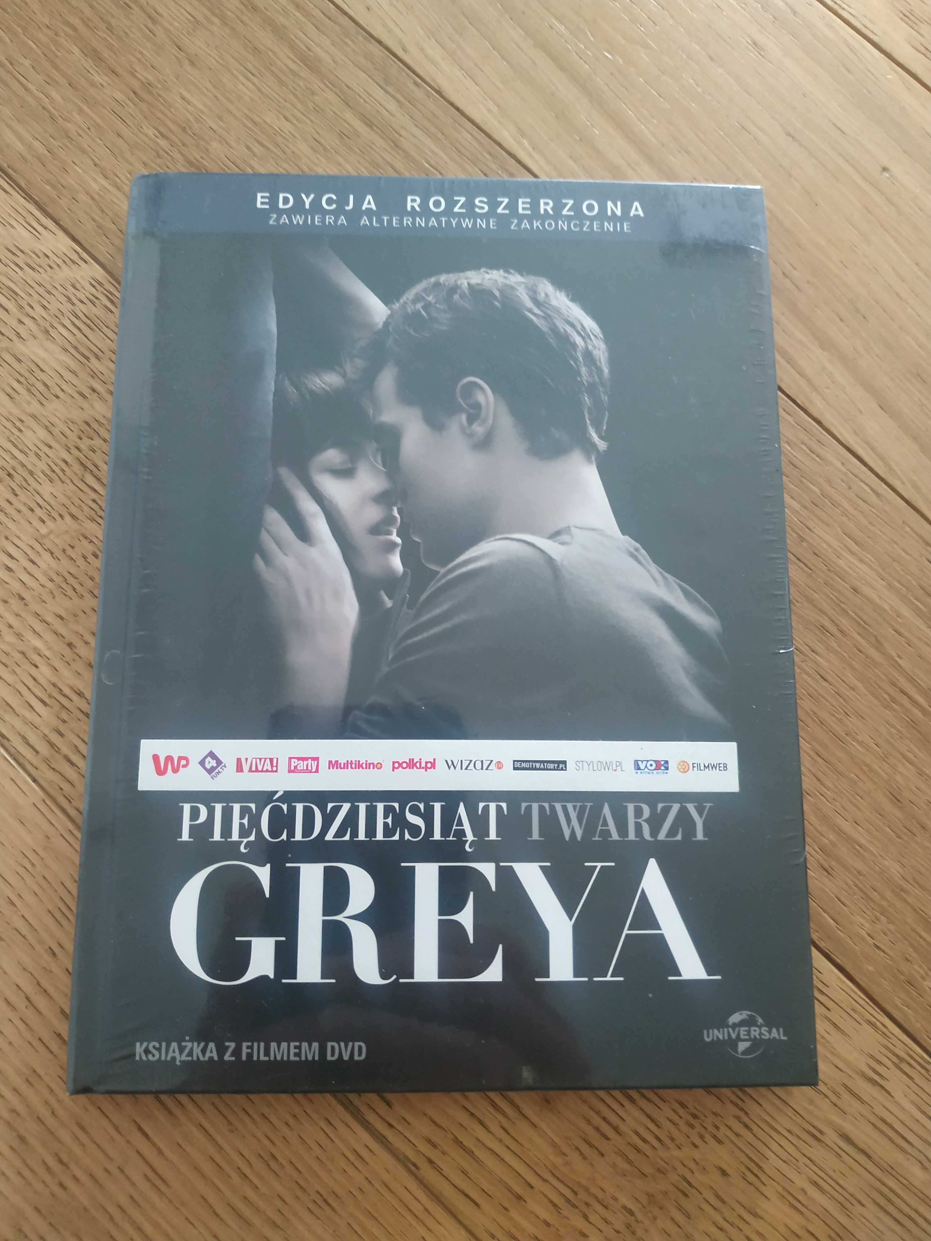 50 Pięćdziesiąt twarzy Greya - film DVD, nowy folia