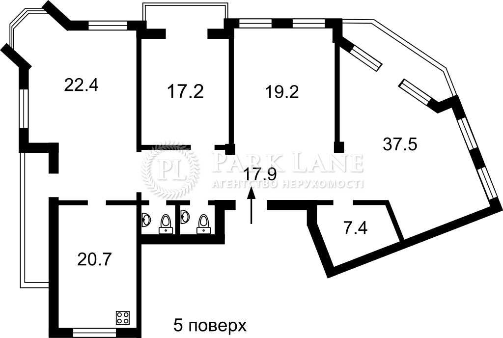 Андреевский спуск. 385 м.кв. Видовой офис с мебелью.