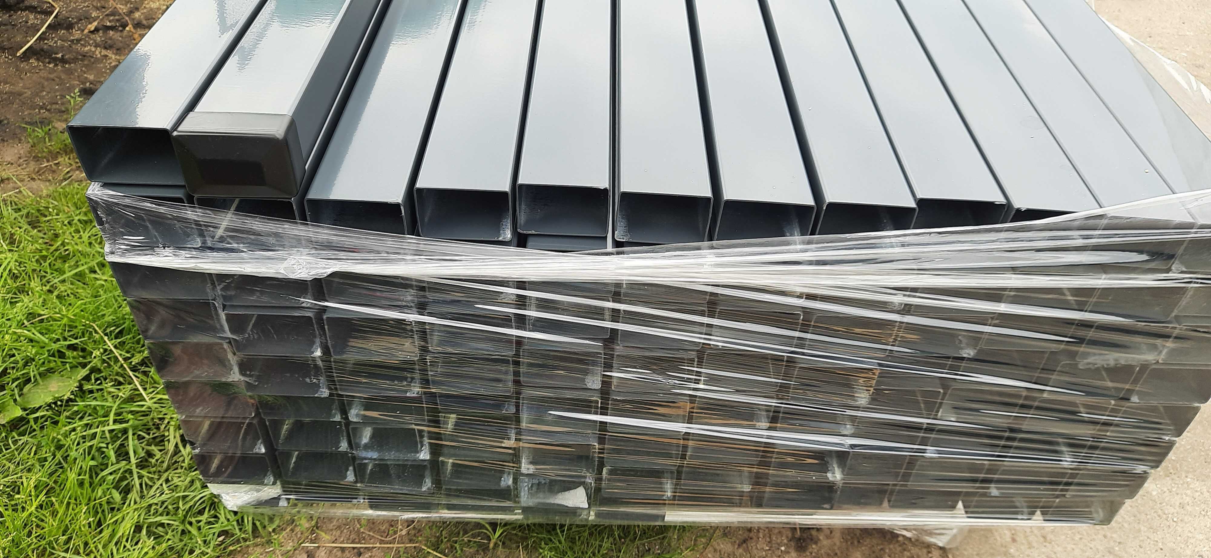 Słupek panelowy 60x40  h- 230 antracyt 7016