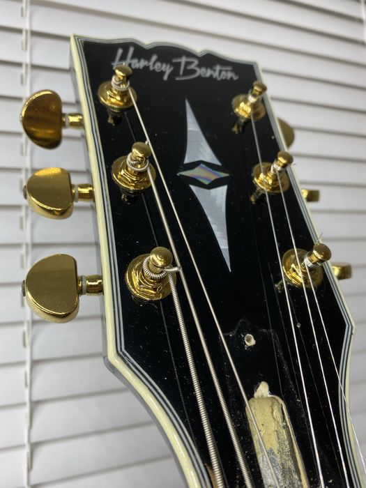 Guitarras Ibanez 7 cordas e Harley Benton