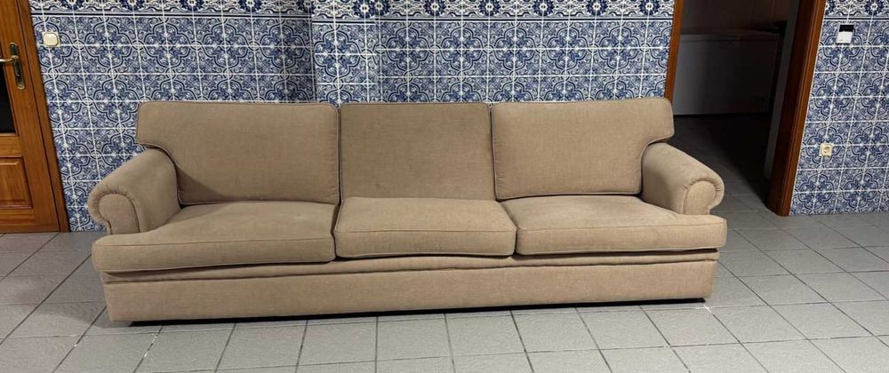 Sofá Beje 5/6 pessoas