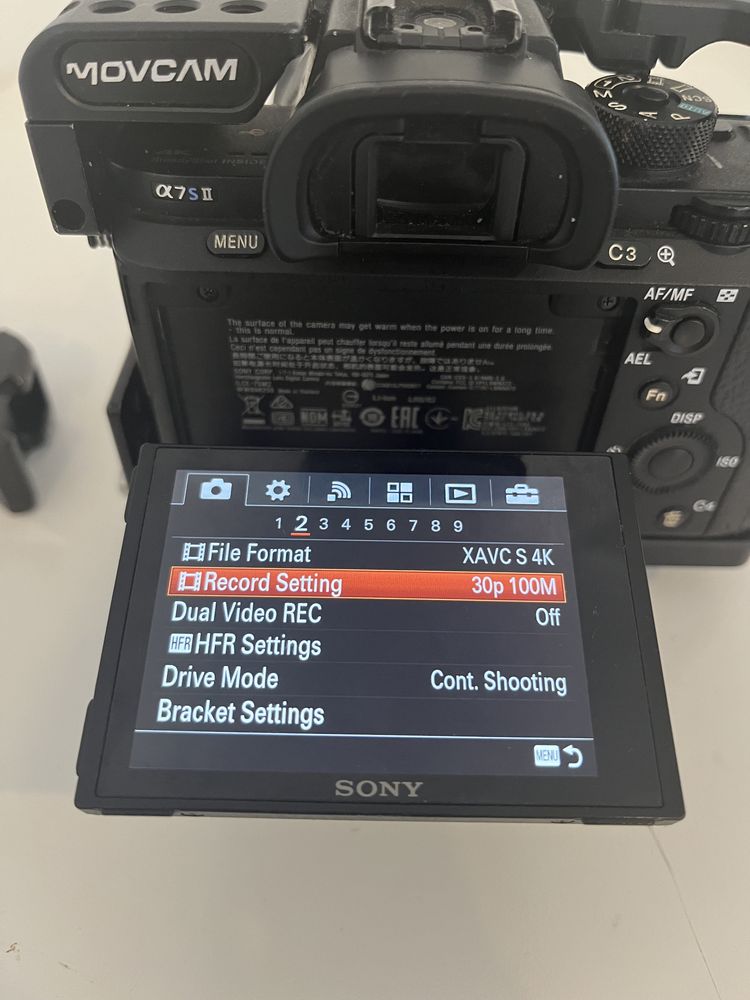 Kit Aluguer Câmera Video Sony A7S II