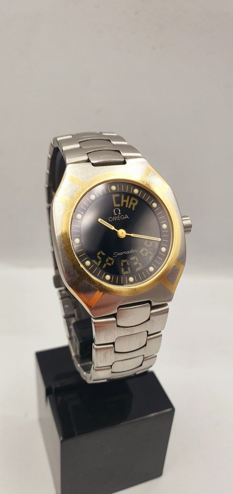 Omega Seamaster Polaris Multifunction - stal + złoto 18k - Swiss Made