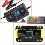 Foxsur Зарядное устройство 8A 12-24V авто мото аккумулятор автоматичес