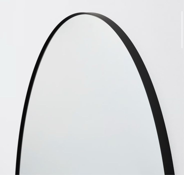 Espelho Preto IKEA LINDBYN 80cm, NOVO
