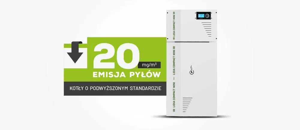 LIDIA MINI 10 kW - mały kocioł pelletowy do zadań specjalnych