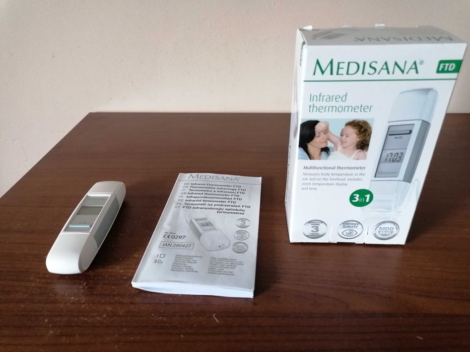 Bezdotykowy termometr "Medisana" w pudełku