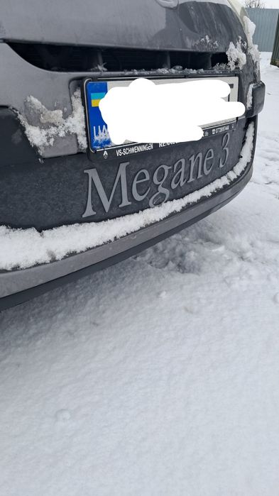 Renault Megane 3 утеплювач решітки радіатора , накладка на бампер