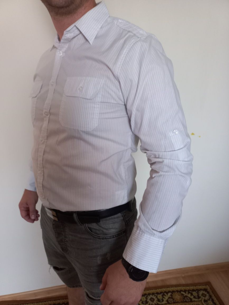 Koszula slim fit roz.L