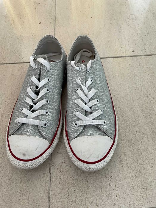 Ténis All Star Prateados